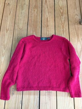 Orvis Vintage Vibrant Red Crew Neck Sweater